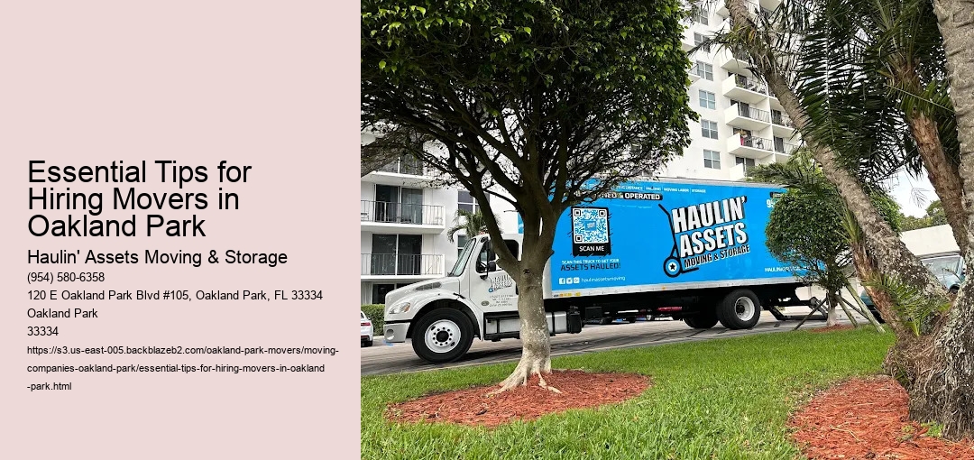 Essential Tips for Hiring Movers in Oakland Park