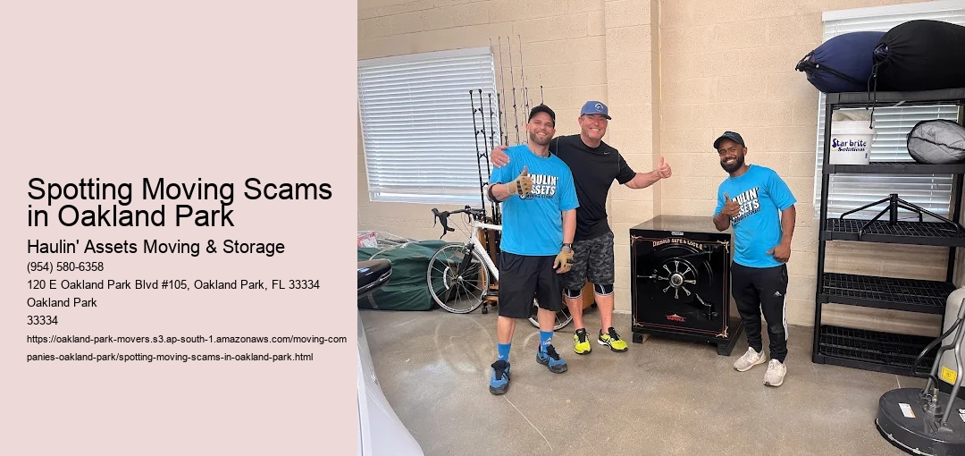 Spotting Moving Scams in Oakland Park