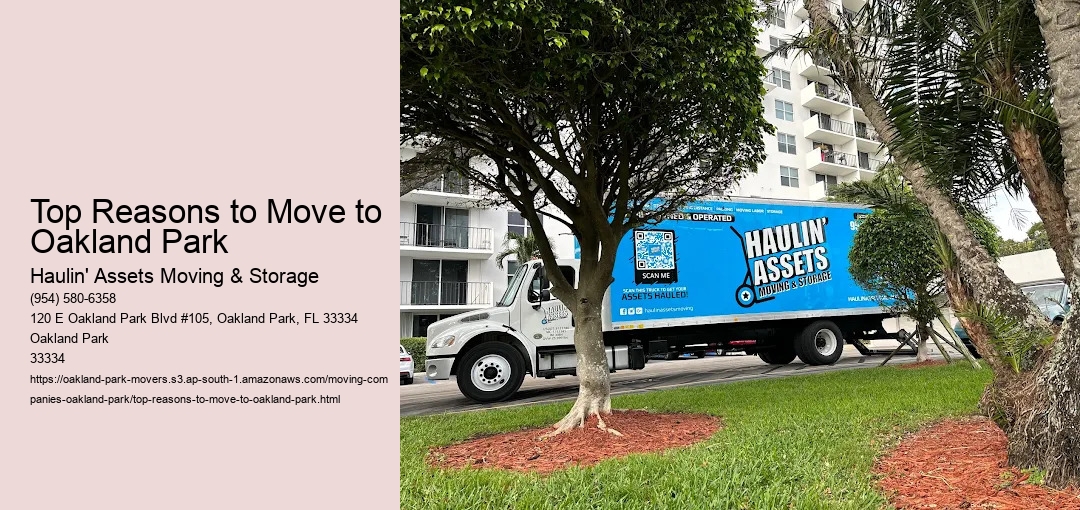 Top Reasons to Move to Oakland Park