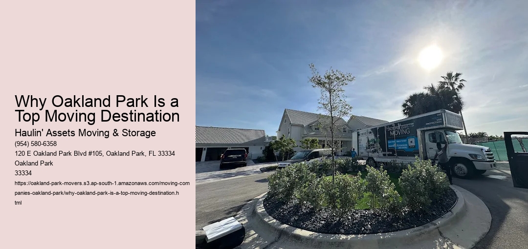 Why Oakland Park Is a Top Moving Destination