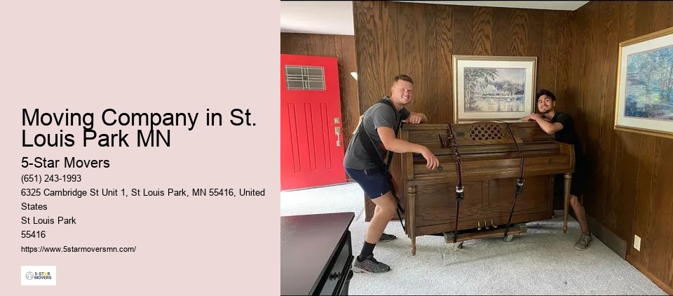 Moving Company in St. Louis Park MN
